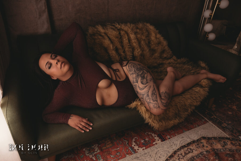 Woman with tattoos